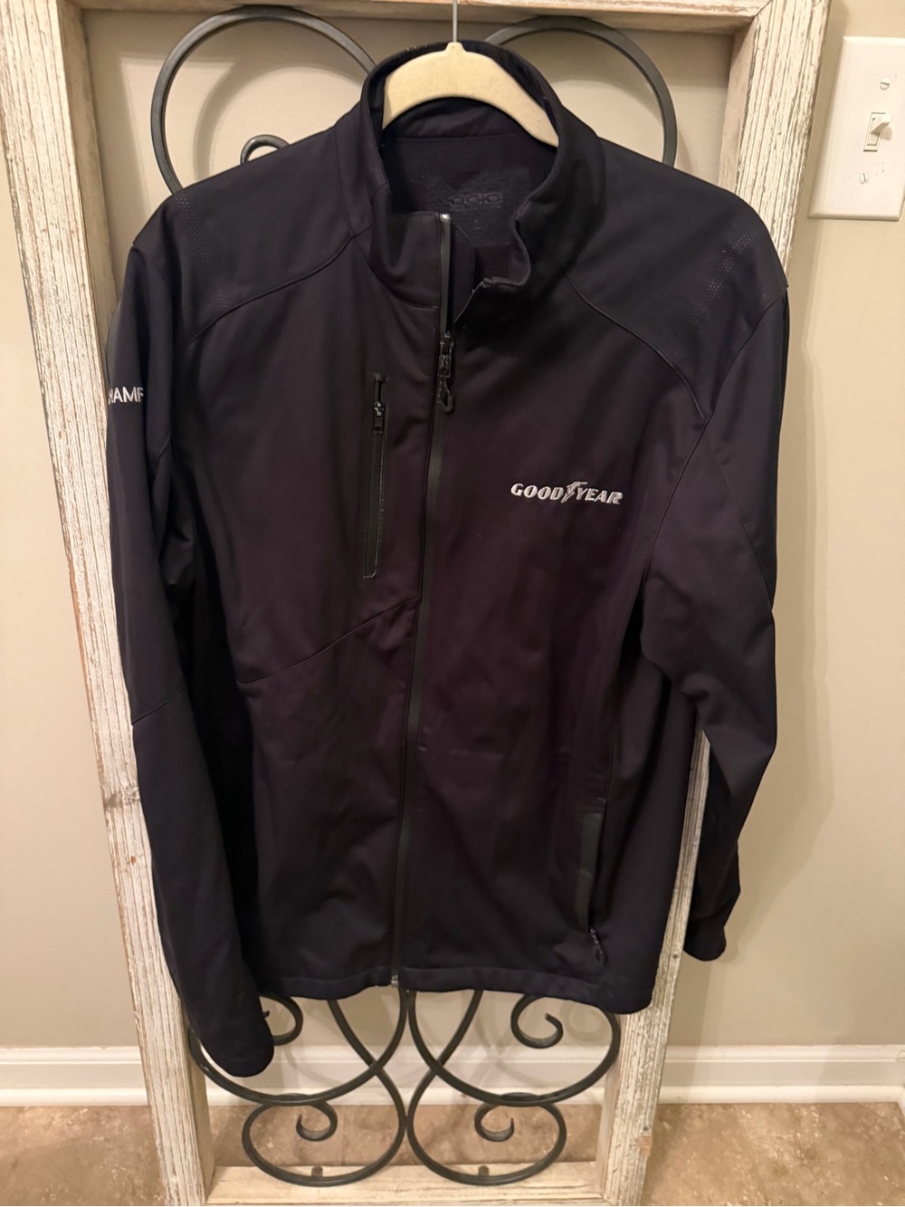 OGIO Endurance Crux OE720 Goodyear Black Soft Shell Jacket Tire Champion